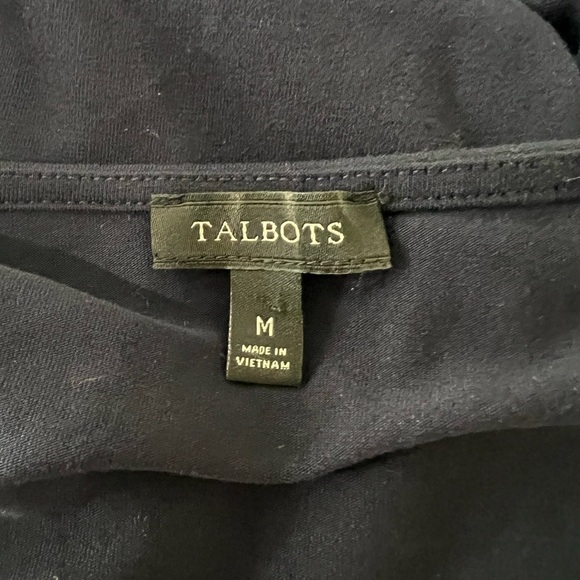 Talbots Navy Blue Beaded Top - Picture 5 of 6